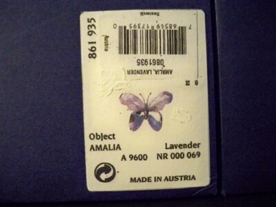 SWAROVSKI AMALIA LAVENDER BUTTERFLY 861935 | eBay