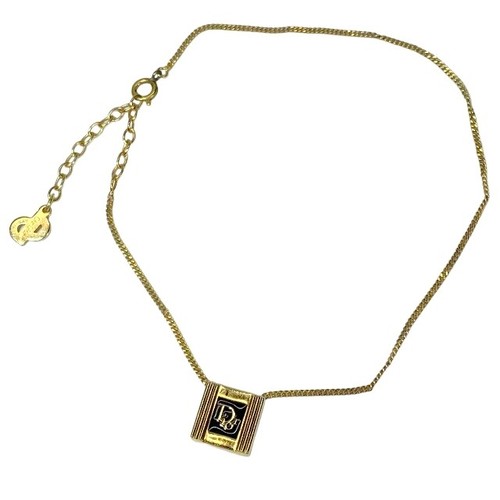 Christian Dior Necklace Pendant Choker Gold Accessories Accessories eBay
