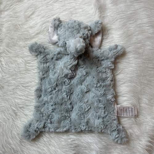 Elegant Baby Gray Elephant Lovey Plush Security Blanket Swirl Stuffed ...