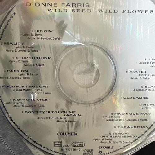 Wild Seed Wild Flower by Dionne Farris (CD, 1998) I Know
