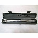 Torque Wrench 1/2'' Clicker Type 20-150 Ft Lbs in Blow Molded Storage Case