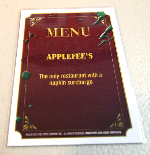 2021 Topps Garbage Pail Kids: Food Fight! #66b Saul Shaker Green - Picture 2 of 2