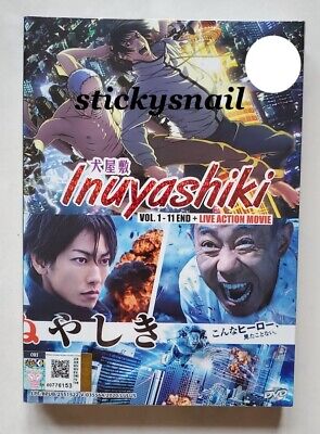 ANIME INUYASHIKI Vol.1-11 End + LIVE ACTION MOVIE DVD ENGLISH SUBS