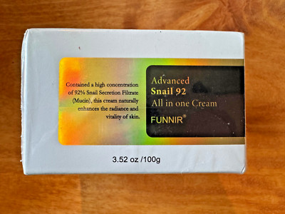 New & Sealed Advanced Snail 92 All in One Cream 100g - Hydrating & Repairing