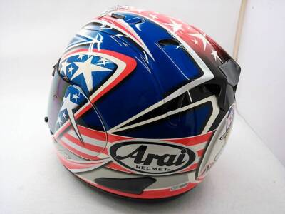 Arai RX-7 RR5 L size helmet with mirror shield Nicky Hayden