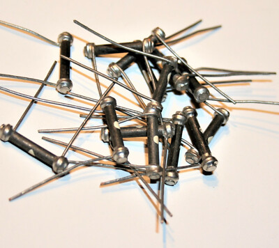 5x Vintage 150 KOhm 20%  Solid Carbon Resistors Body Tip Spot