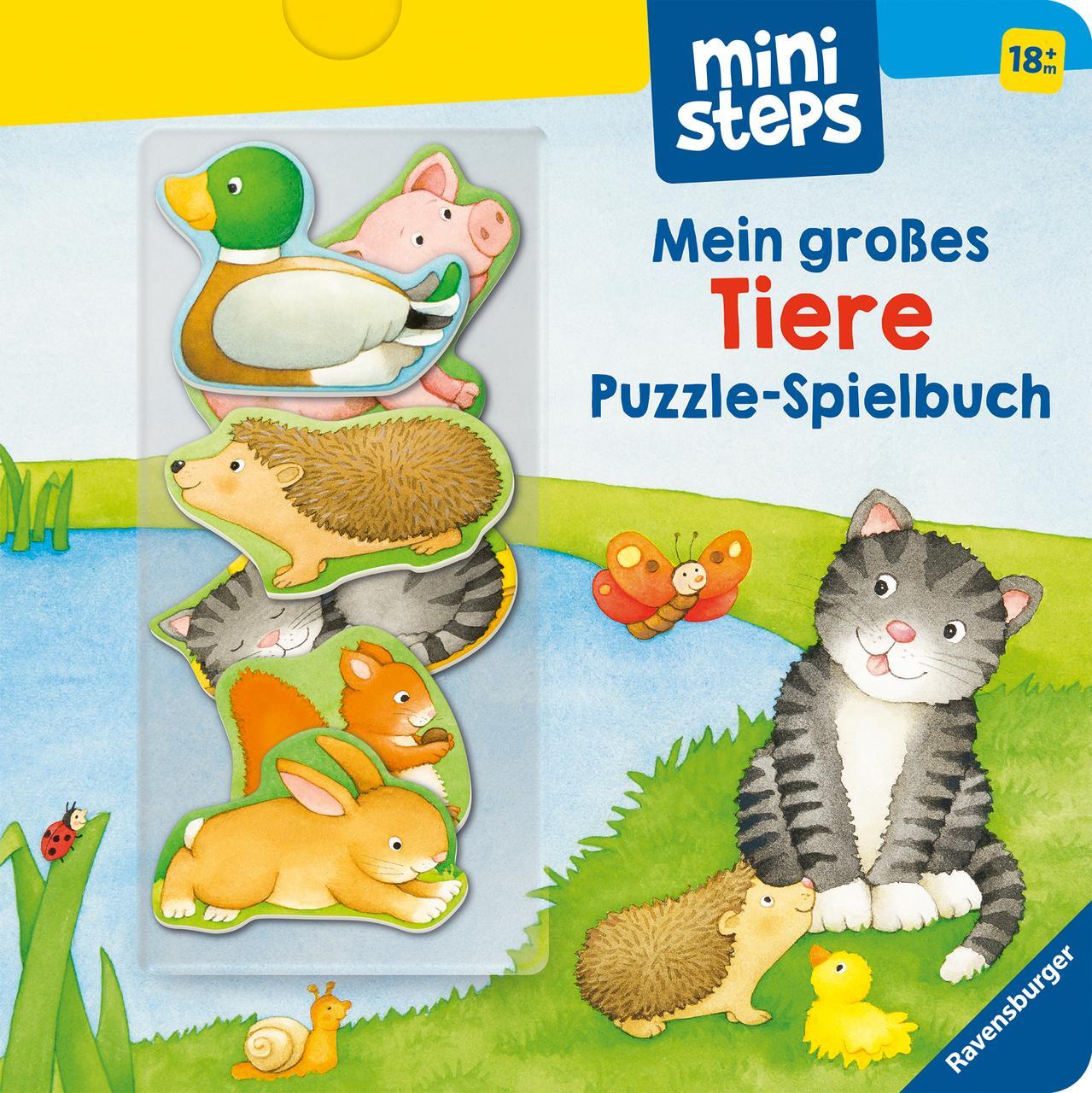 Thumbnail - Ministeps: Mein Großes Tiere Puzzle-spielbuch Frauke Nahrgang