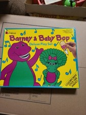 Colorforms Barney  Baby Bop Deluxe Play Set Complete 1993