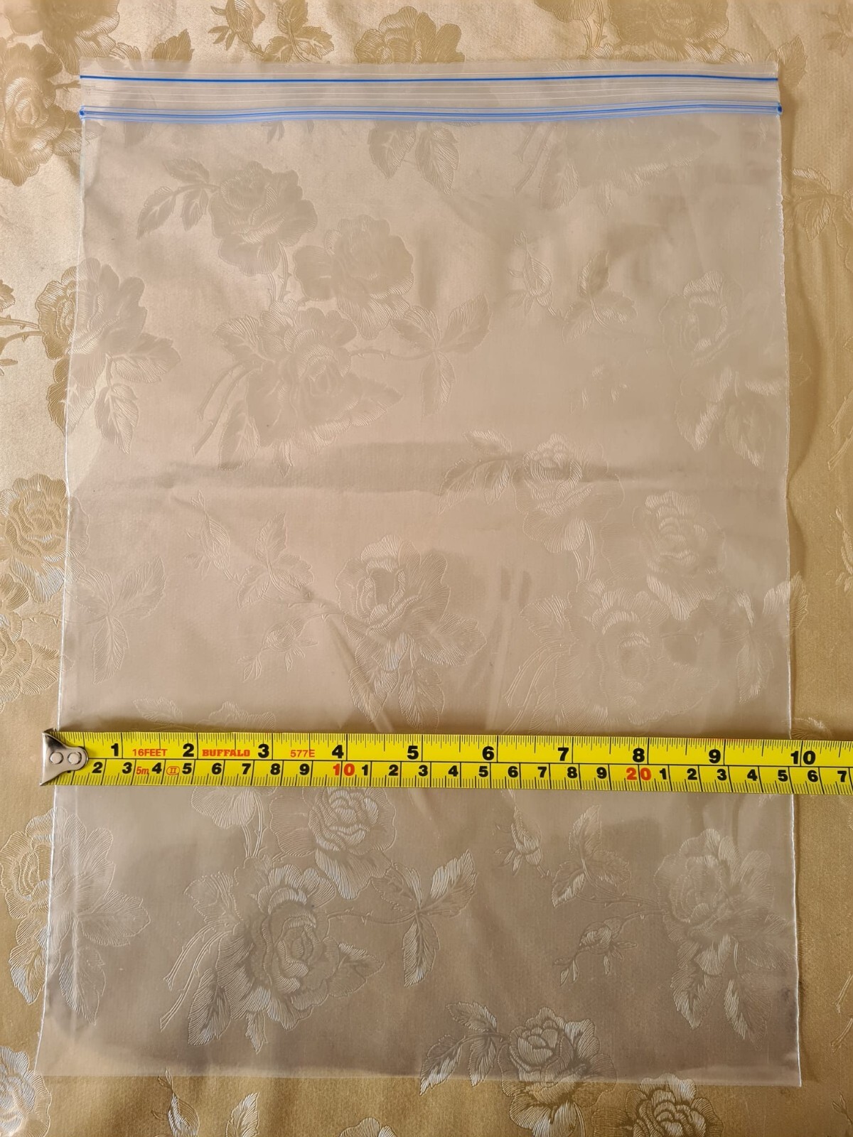 30× Bags Grip Seal Zip Lock Polythene Self Resealable Clear Plastic