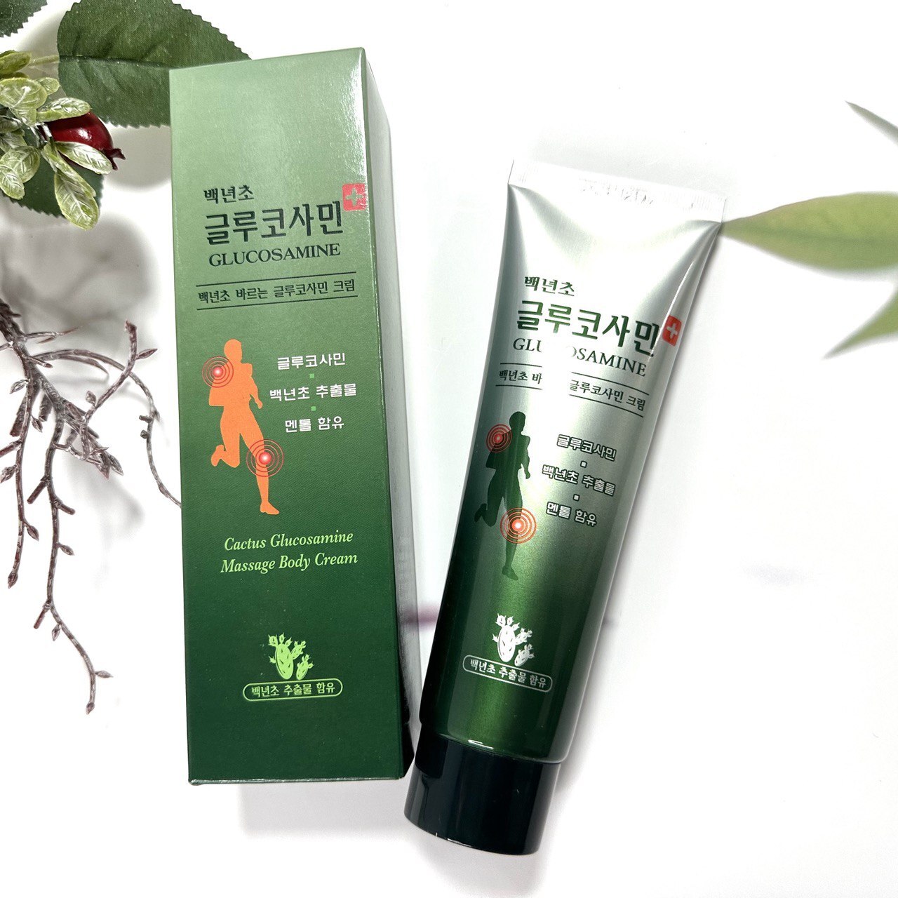 Cactus Glucosamine Massage Body Cream Muscle & Joint Pain Relief /150ml