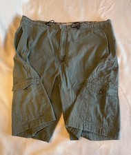 Canyon River Blues Men's Shorts Cargo Walking Casual Size 42 Olive Pockets
