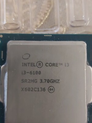 Intel Core CPU Prozessor i3-6100 SR2HG 3,70GHz LGA 1151 