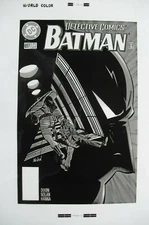 Production Art DETECTIVE COMICS #697 cover, GRAHAM NOLAN art, 11x17, Batman