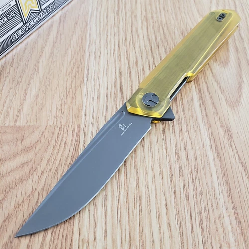 Bestech Knives Bestechman Folding Knife 3.5" M-Cut Steel Blade Ultem Handle