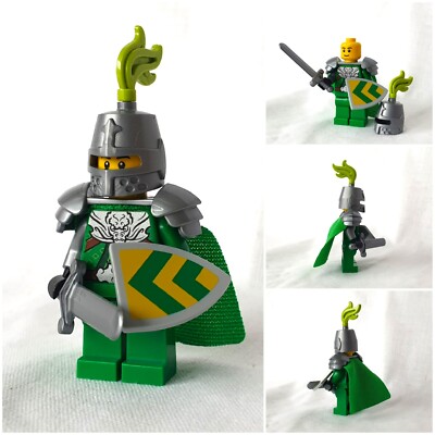 MOC aus LEGO -Teilen Grünritter m. Umhang Dragon Knight | passend zu 10305 21343