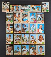 1968 Topps Baseball Starter Set 25 Cards Joe Morgan