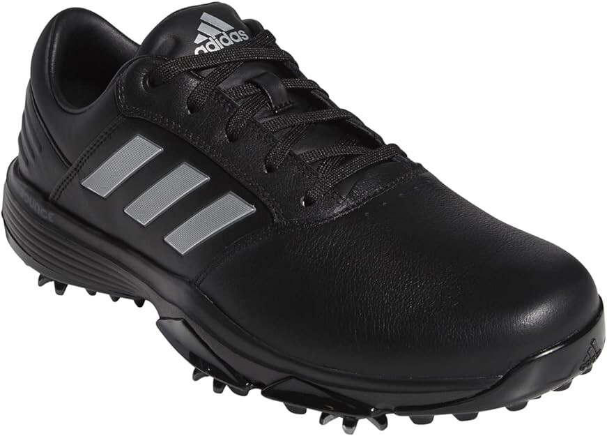Adidas 360 Bounce Spiked PGA Golf Tour Shoes Black Silver Mens 8.5 New Adidas 360 Bounce II Spiked PGA Golf Shoes Black Silver  main image 2