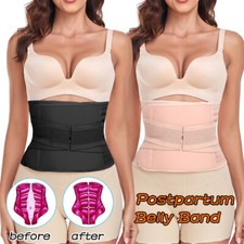 Postpartum Belly Band C Section Post Surgery Abdominal Binder Support Girdle USA