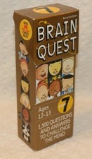 Brain Quest Grade 7 Revised 4th Edition, 1500 Questions and Answers, Open Unused