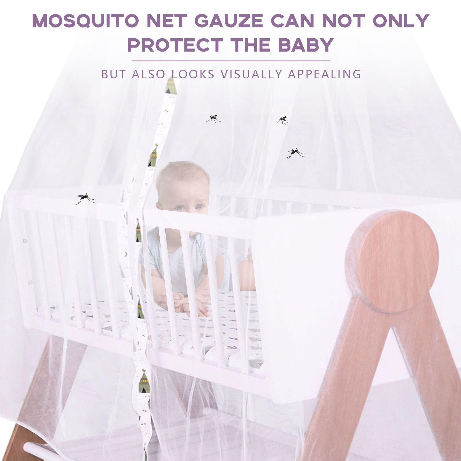 Wooden Bedside Bassinet Sleeper, Baby Crib Bassinet w Storage Included Bassinet