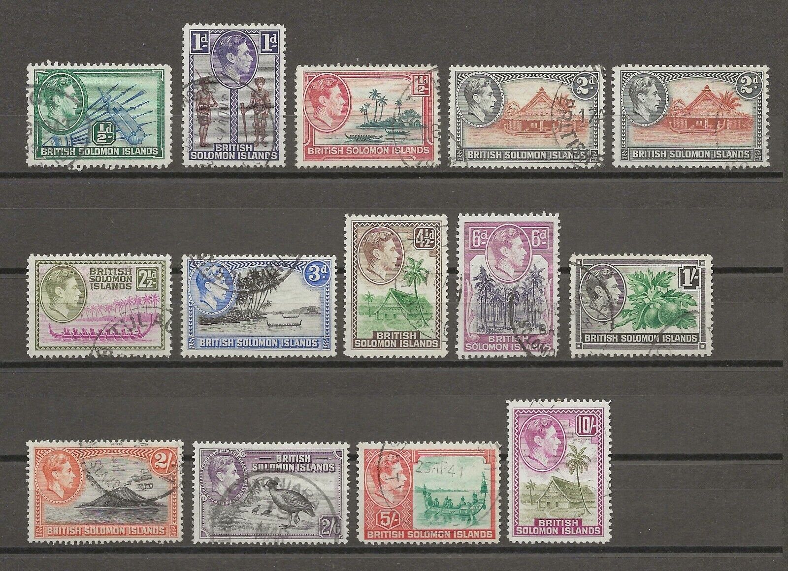 BRITISH SOLOMON Inventory cleanup selling sale ISLANDS 1939-51 SG £61.50 USED 72 Max 46% OFF 60 Cat