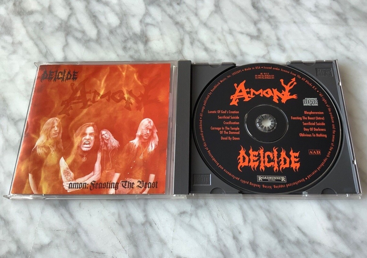 英、欧CD Deicide / Amon Amon: Feasting The Beast RR91112 Roadrunner Records /00110 Deicide / Amon – Amon: Feasting The Beast | Releases | Discogs