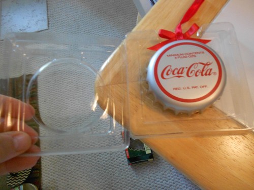 COCA COLA RECORTAR UN ÁRBOL BOTELLA TAPA/OSO POLAR ADORNO EN CAJA - Imagen 5 de 5