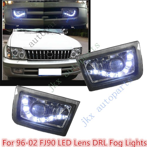 LED LENS DRL/Fog Lamp Light Casing x for 1996-02 Toyota Land Cruiser Prado FJ90 - Picture 4 of 11