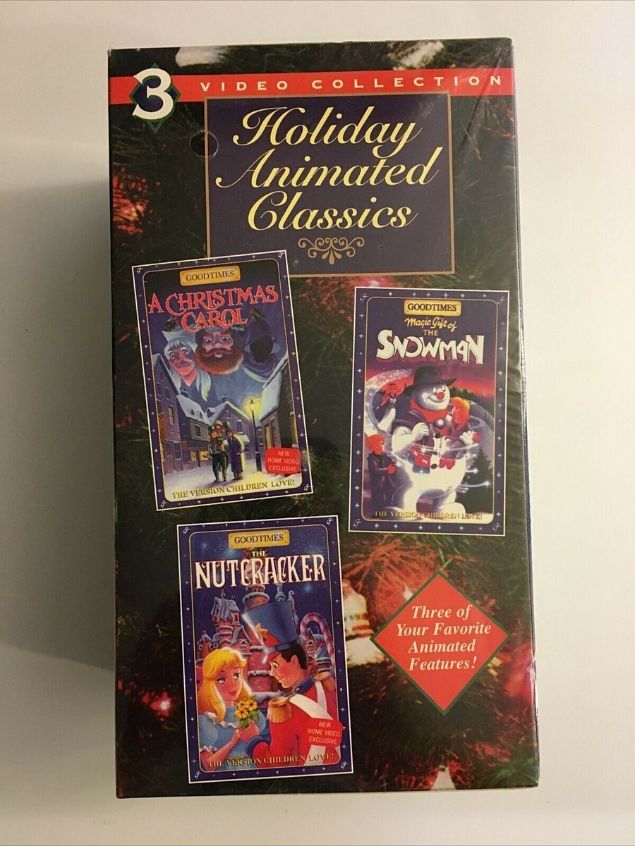 Goodtimes Holiday Animated Classic VHS Christmas Carol Snowman