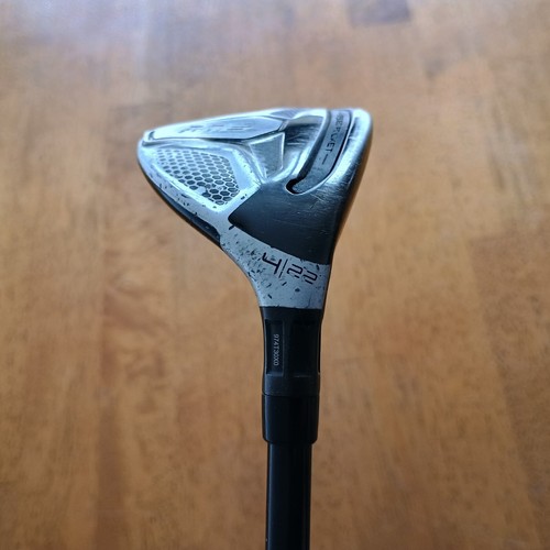 TaylorMade M6 4 Hybrid Rescue Regular Flex Graphite Fujikura ATMOS 6R Shaft! - Picture 3 of 12