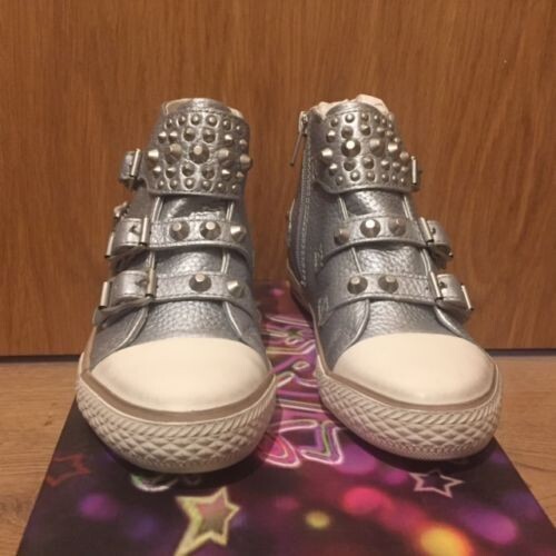 Sneakers alte ASH FROG in pelle e borchie argento - UK 10 /EU 29/US 11 - £ 119 - Foto 7 di 7