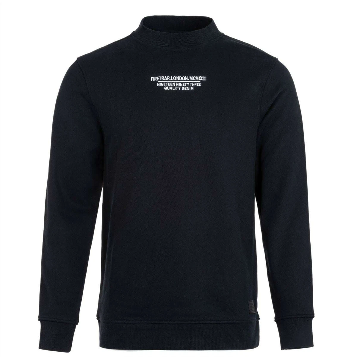 Firetrap Mens Oversized Crew Sweatshirt Sweater Jumper Pullover