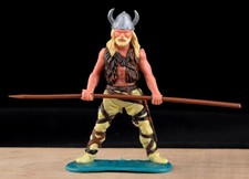Timpo Swap-Type Viking - Spear at Waist - 54mm unpainted toy soldier