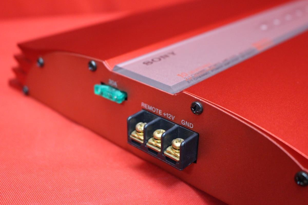 SONY XM-1002HX 230W x 2/580W x 1 Sony 2ch power amp Working good