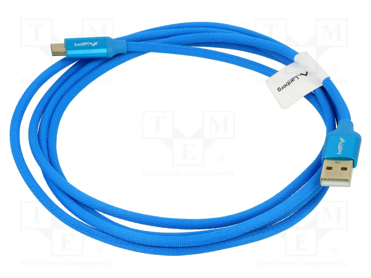 LANBERG CA-USBM-20CU-0018-BL Câble