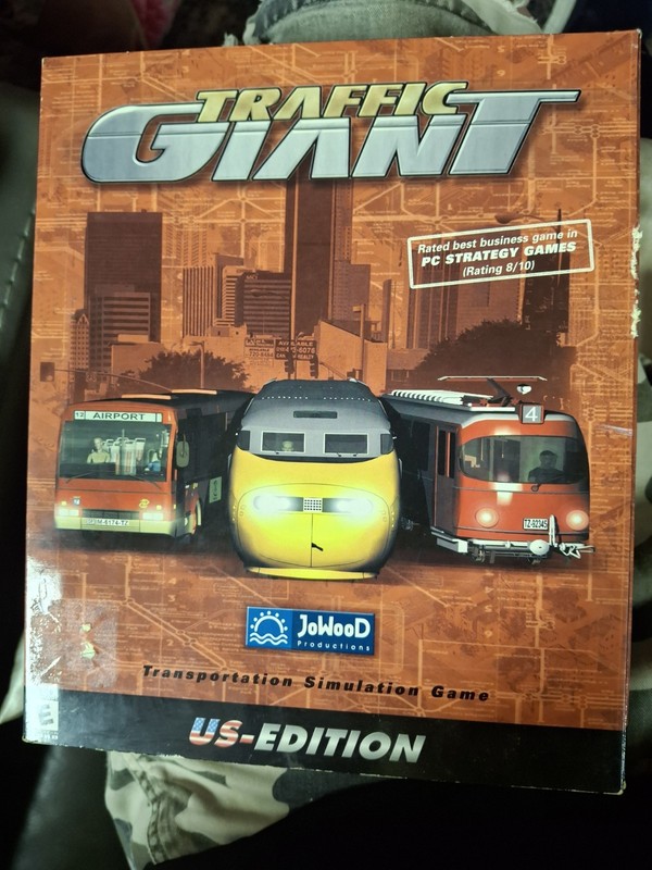 PC CD-ROM Game TRAFFIC GAINT Transportion Simulation Game