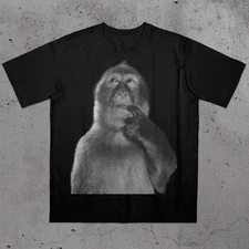 Funny Monkey Shirt | Stupid Meme Tee | Dank Memes Oddcore 90s Vintage Bootleg