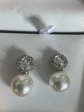 Pearl Stud Drop Earings Earrings