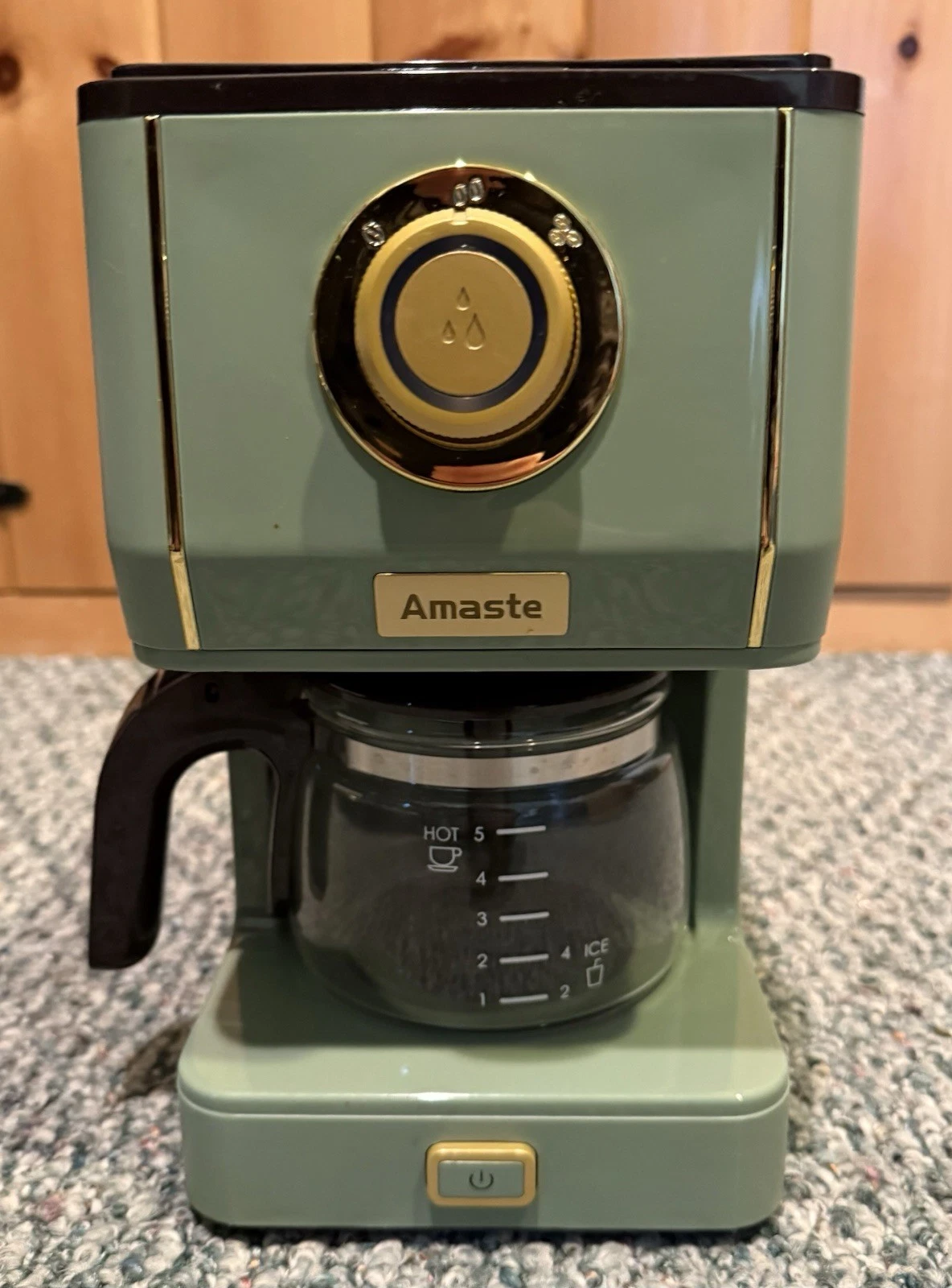 Amaste Drip Coffee Maker,Coffee Machine with 25 Oz Glass Coffee Pot Coffee Maker