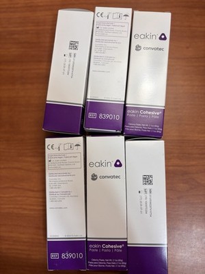 BUNDLE DEAL! GET 3 BRAND NEW BOXES CONVATEC EAKIN COHESIVE OSTOMY PASTE, 2.1oz