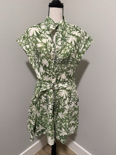 Karina Grimaldi Zelle Print Mini Dress - Savanna, Size M - Picture 2 of 10