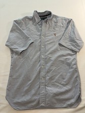 Ralph Lauren Polo Men's Short Sleeve Button-Down Oxford Shirt