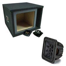 Kicker 44L7S152 Dual 2-Ohm 15" Subwoofer Bundle with Vented 15" Sub Box