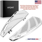 Front Driver Floorboards Foot Pegs Fit For Harley Touring 1980–2025 Chrome New