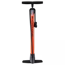 SCHWINN CYCLONE TIRE FLOOR PUMP - ORANGE