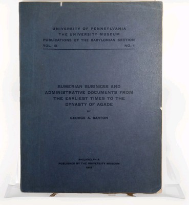 Sumerian business and admin documents from the earliest times to Dynasty Agade