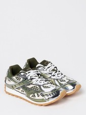 Brand New Bottega Veneta Orbit Sneakers silver green Size 8 ,10,12