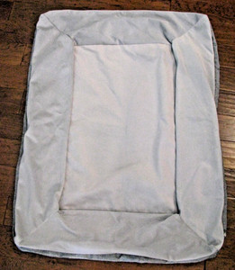 Barney Dog Bed Cover Gray Large 36 x 48" Original Cover non slip - Grey