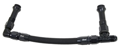 Summit Black Braided Dual Feed Fuel Line for Dominator 4500 -8 AN SUM-220102BN-B