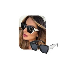 Oversized Cat Eye Sunglasses for Women, Big Sunglasses for Women Oversized, T...